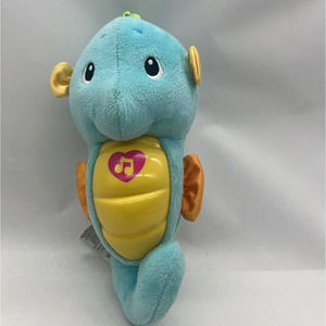 Fisher-Price Soothe & Glow Seahorse, Blue, Plush sound Machine‎ Toy